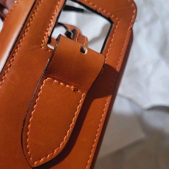 Gianni Conti Italy- *With Defects Shoulder- Crossbody Bag - Genuine Leather $185 - Picture 4 of 16